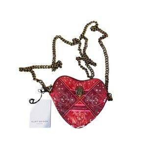 Kurt Geiger London Micro Heart Crossbody